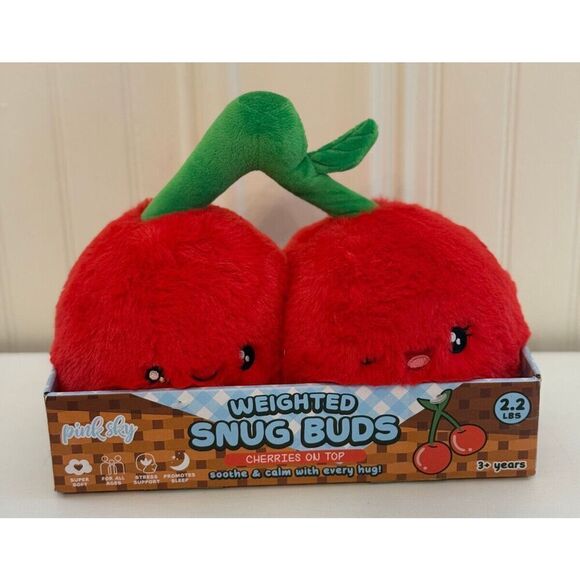 Weighted Snug Buds~Cherries On Top. Snug Buds 2.2 lbs